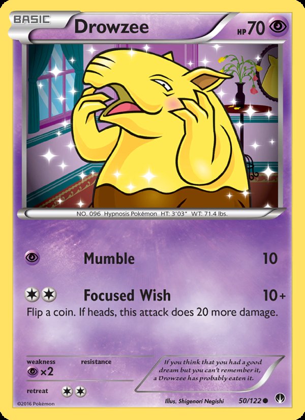 Drowzee 50/122 - BREAKpoint Pokemon card