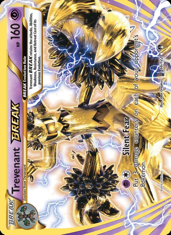 Trevenant BREAK 66/122 - BREAKpoint Pokemon card