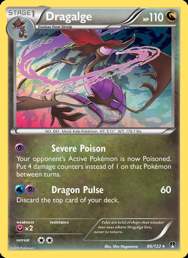 Dragalge 86/122 - BREAKpoint Pokemon card