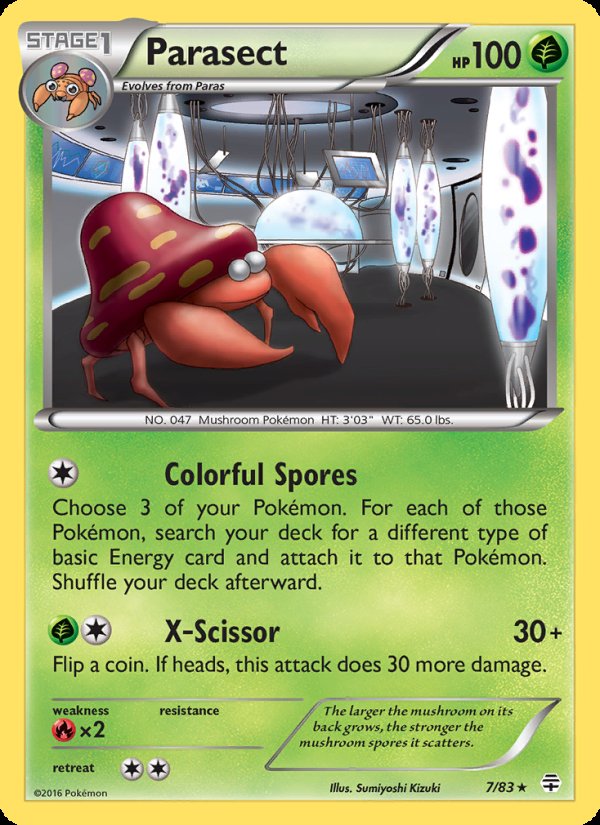 Parasect 7/83 - Generations Pokemon card