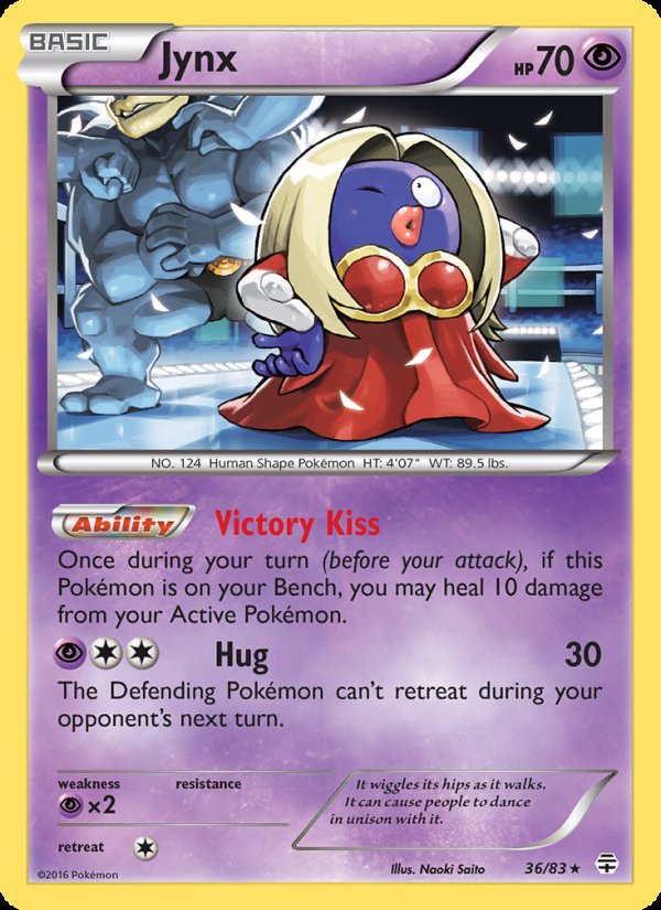 Jynx 36/83 - Generations Pokemon card