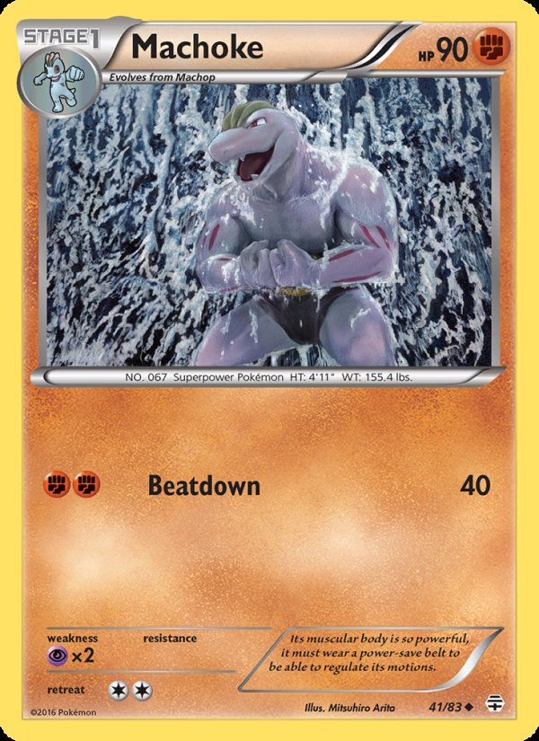 Machoke 41/83 - Generations Pokemon card