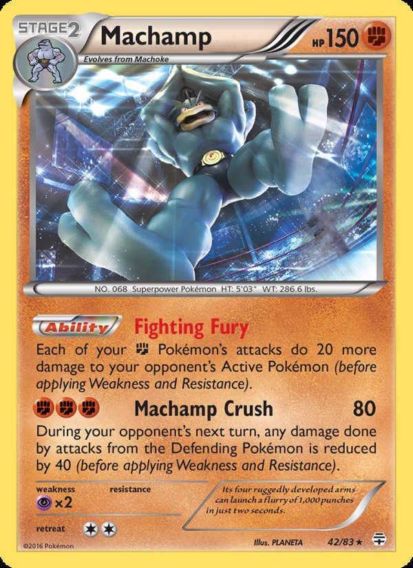 Machamp 42/83 - Generations Pokemon card
