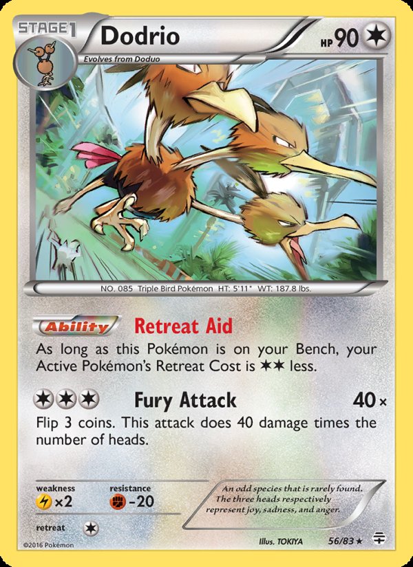 Dodrio 56/83 - Generations Pokemon card