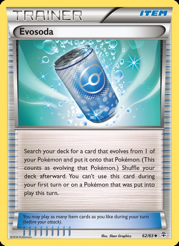 Evosoda 62/83 - Generations Pokemon card
