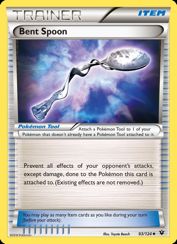 Bent Spoon 93/124 - Fates Collide Pokemon card