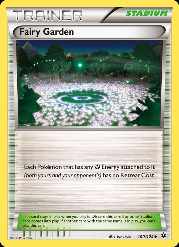 Fairy Garden 100/124 - Fates Collide Pokemon card