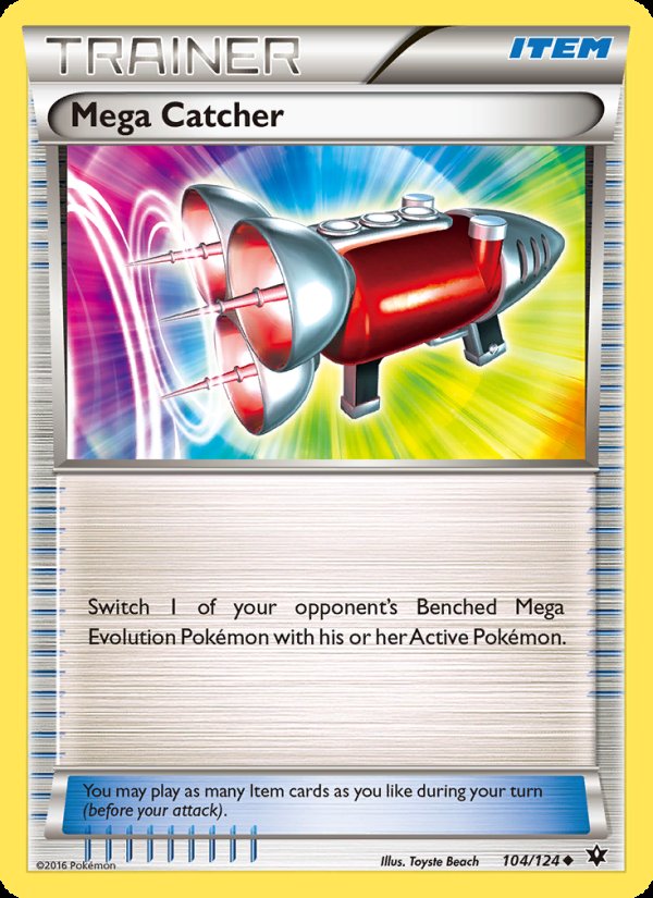 Mega Catcher 104/124 - Fates Collide Pokemon card
