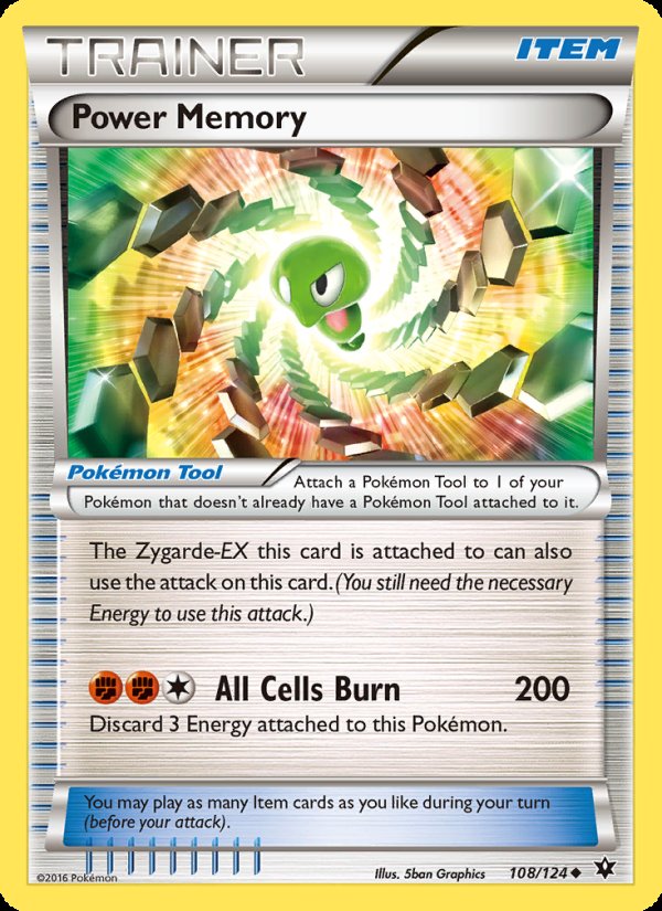 Power Memory 108/124 - Fates Collide Pokemon card