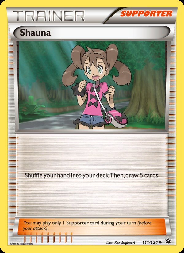 Shauna 111/124 - Fates Collide Pokemon card