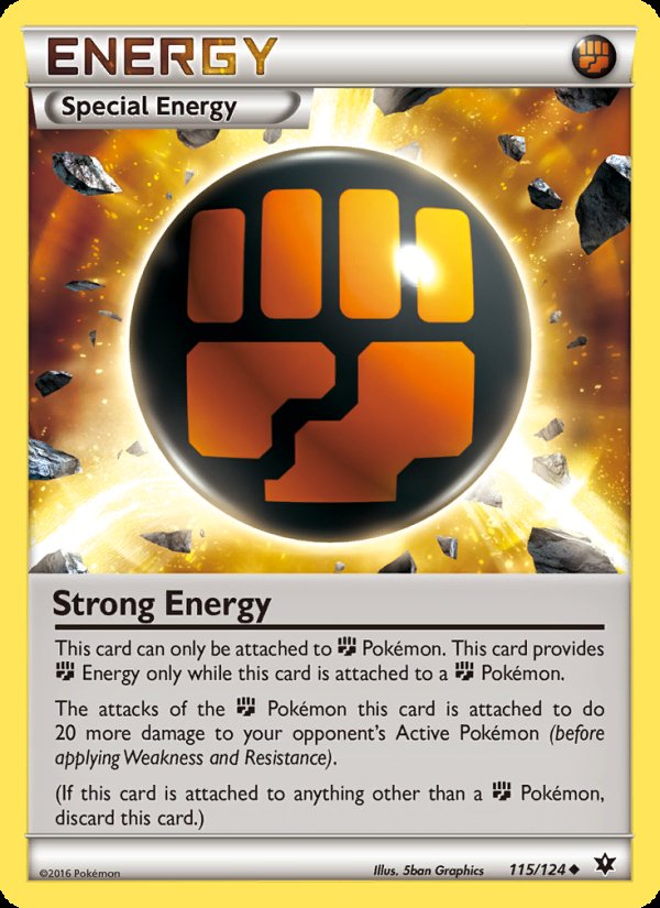 Strong Energy 115/124 - Fates Collide Pokemon card