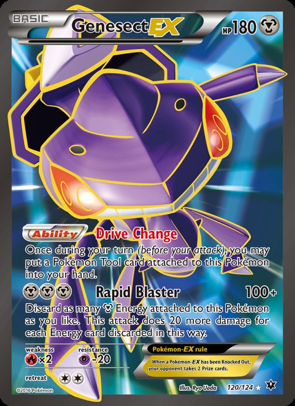 Genesect EX 120/124 - Fates Collide Pokemon card