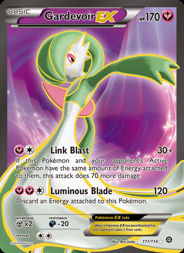 Gardevoir EX 111/114 - Steam Siege Pokemon card