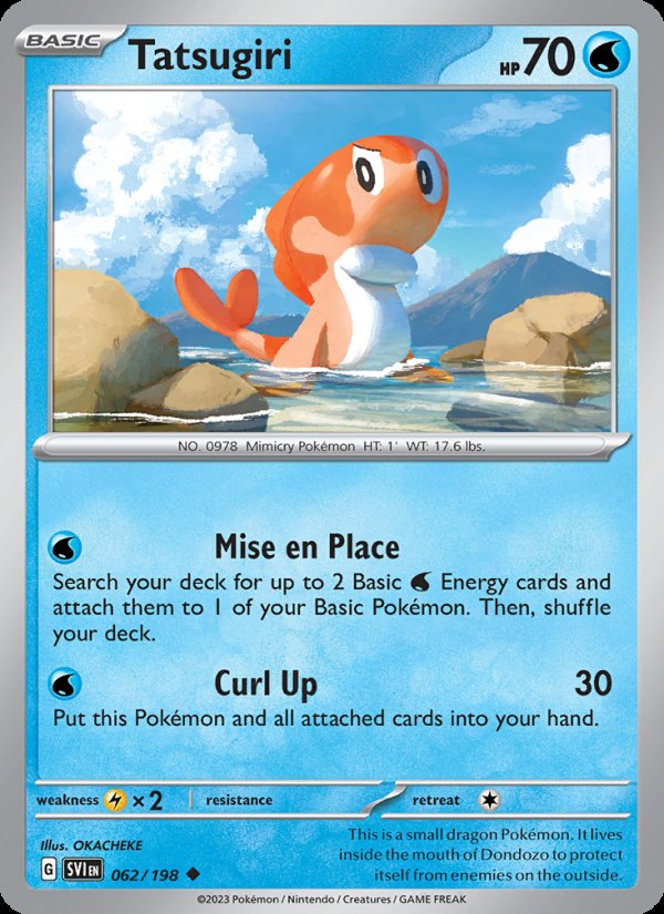 Tatsugiri 062/198 - Scarlet & Violet Pokemon card