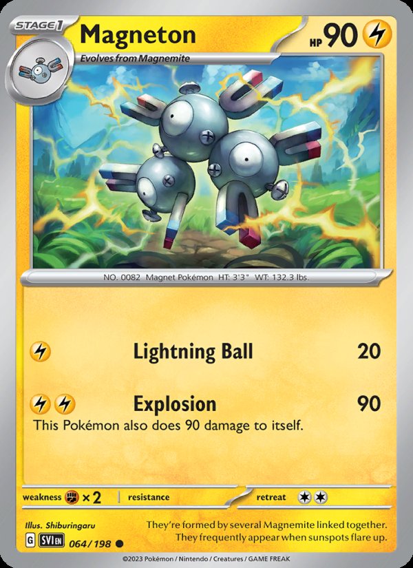 Magneton 064/198 - Scarlet & Violet Pokemon card