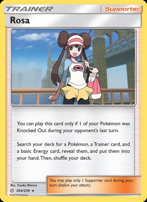 Rosa 204/236 - Cosmic Eclipse Pokemon card