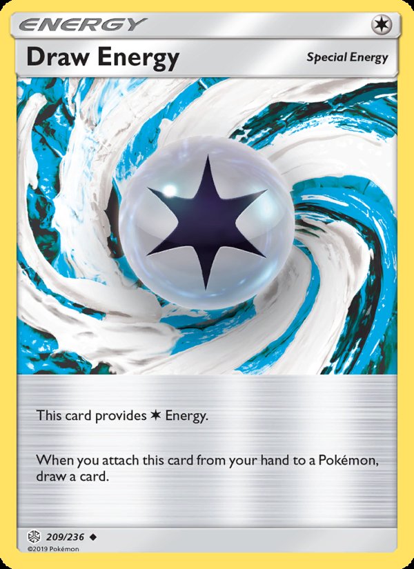 Draw Energy 209/236 - Cosmic Eclipse Pokemon card