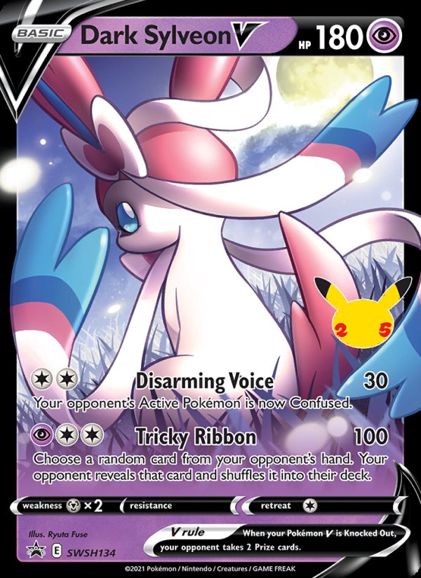Dark Sylveon V SWSH134/307 - SWSH Black Star Promos Pokemon card