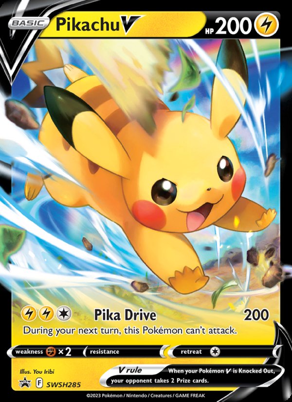 Pikachu V SWSH285/307 - SWSH Black Star Promos Pokemon card
