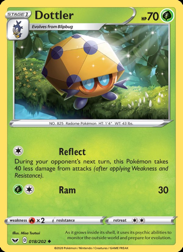 Dottler 18/202 - Sword & Shield Pokemon card