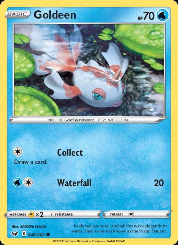 Goldeen 46/202 - Sword & Shield Pokemon card