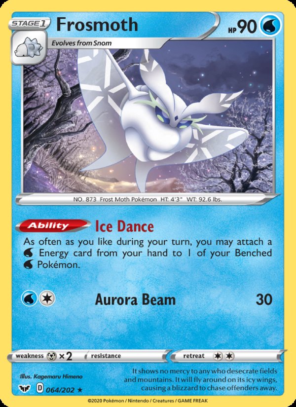 Frosmoth 64/202 - Sword & Shield Pokemon card