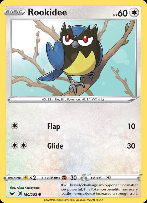 Rookidee 150/202 - Sword & Shield Pokemon card