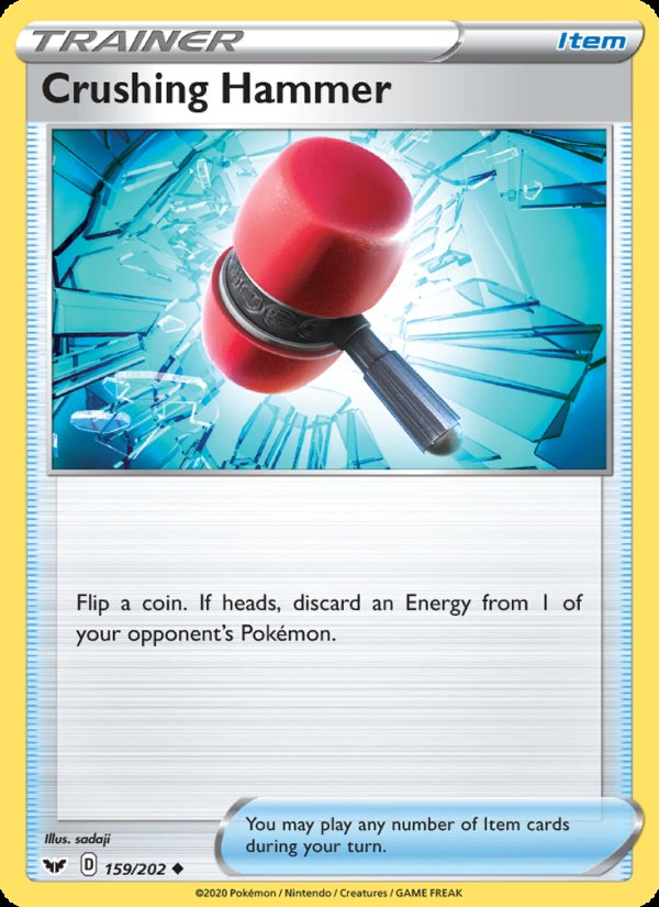 Crushing Hammer 159/202 - Sword & Shield Pokemon card