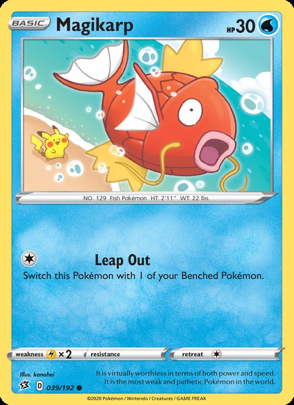 Magikarp 39/192 - Rebel Clash Pokemon card