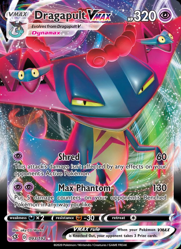 Dragapult VMAX 93/192 - Rebel Clash Pokemon card