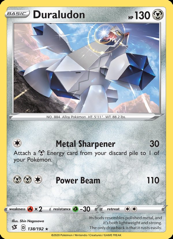 Duraludon 138/192 - Rebel Clash Pokemon card