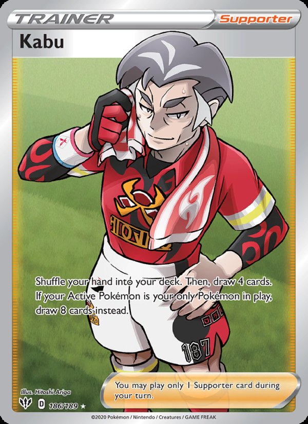 Kabu 186/189 - Darkness Ablaze Pokemon card