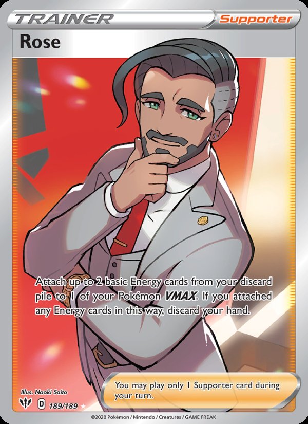 Rose 189/189 - Darkness Ablaze Pokemon card