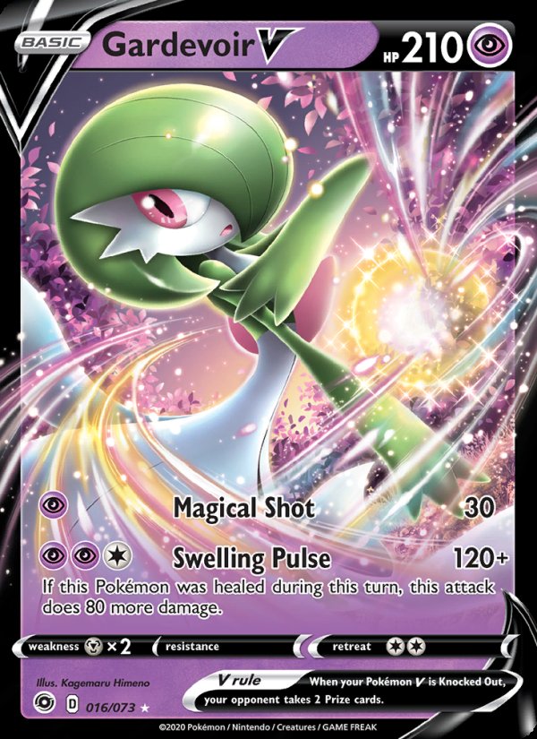 Gardevoir V 16/73 - Champion's Path Pokemon card