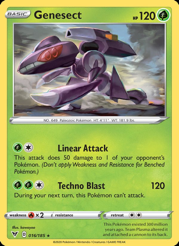 Genesect 16/185 - Vivid Voltage Pokemon card