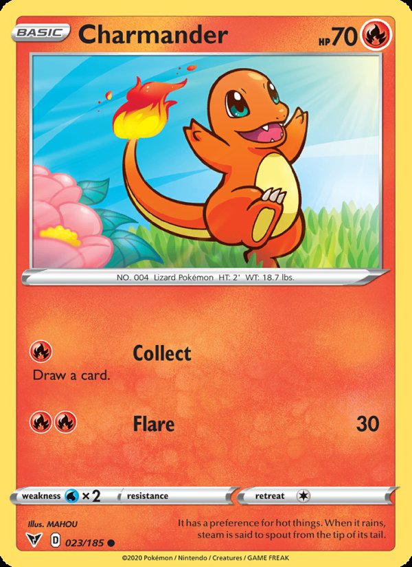 Charmander 23/185 - Vivid Voltage Pokemon card