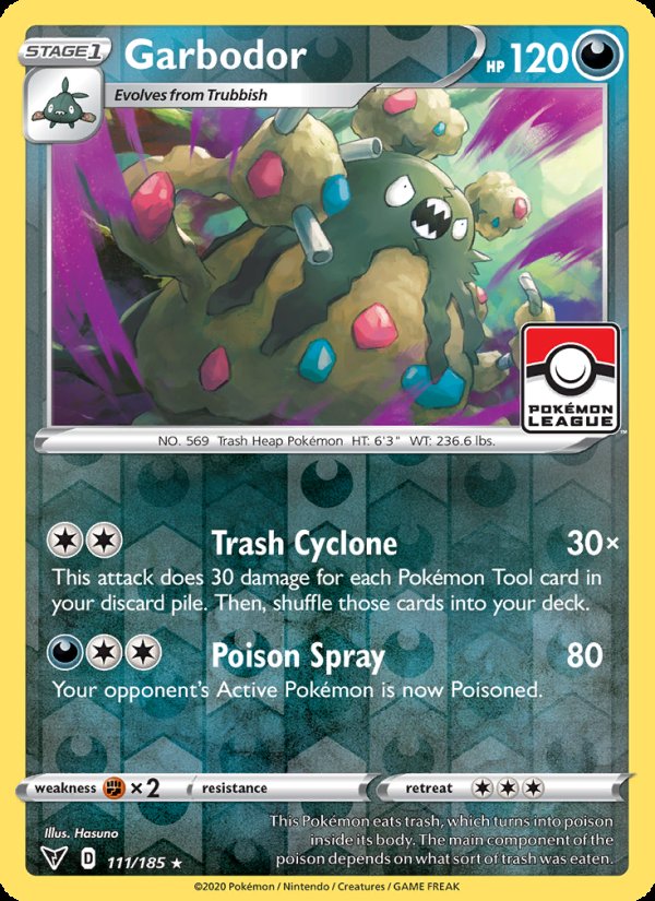 Garbodor 111/185 - Vivid Voltage Pokemon card