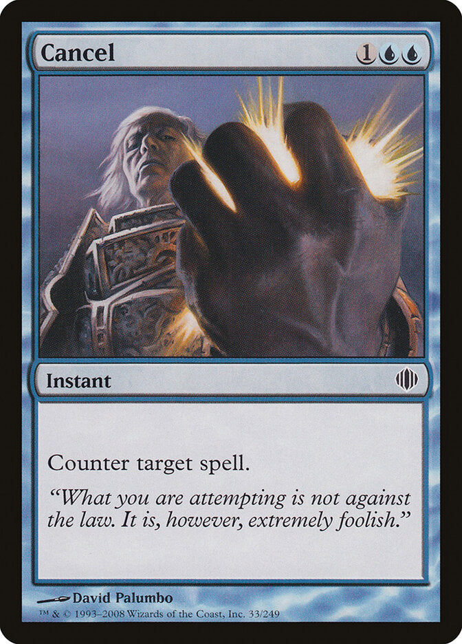 Cancel 33 - Shards of Alara MTG card