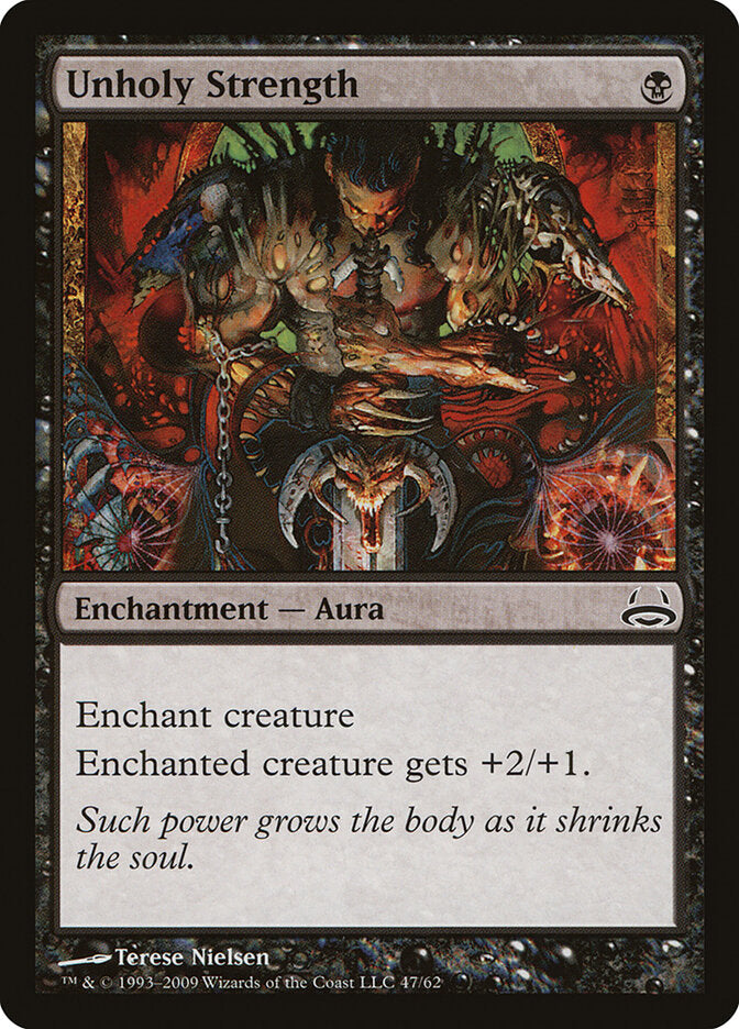 Unholy Strength 47 - Duel Decks: Divine vs. Demonic MTG card