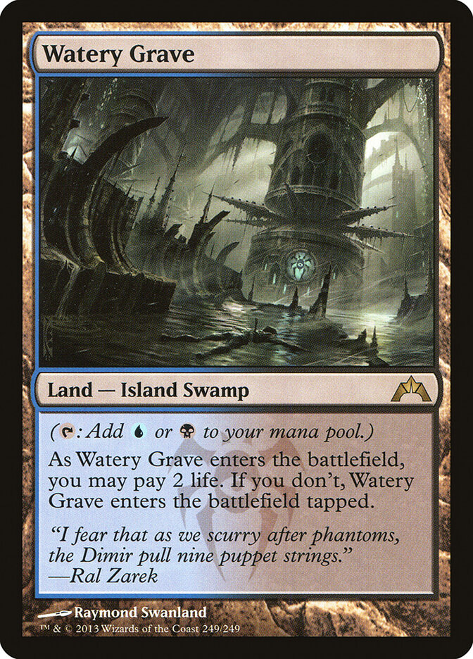 Watery Grave 249 - Gatecrash MTG card