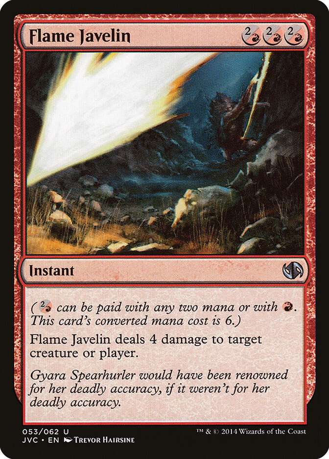 Flame Javelin 53 - Duel Decks Anthology: Jace vs. Chandra MTG card