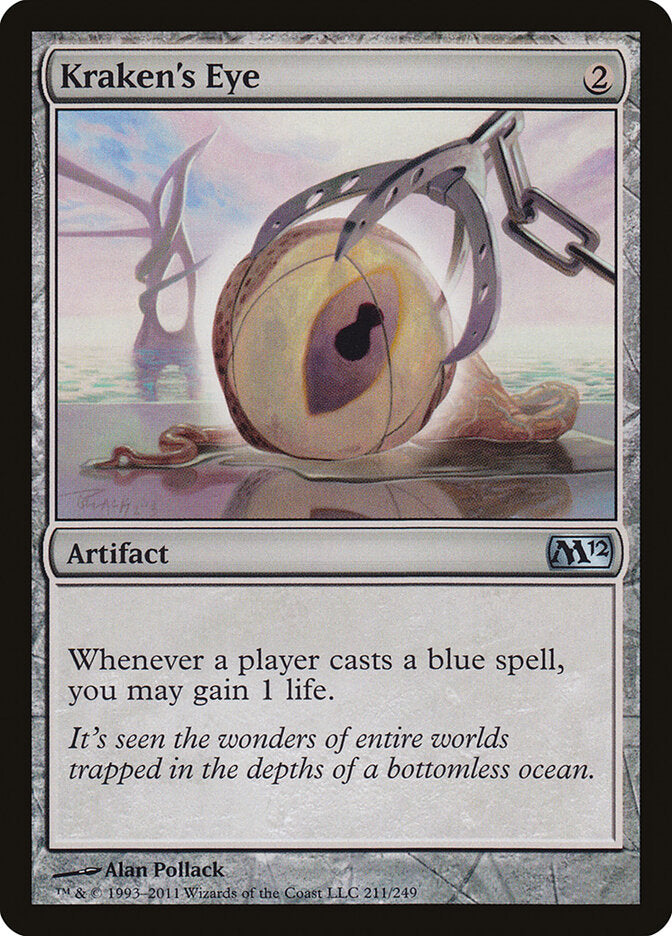 Kraken's Eye 211 - Magic 2012 MTG card