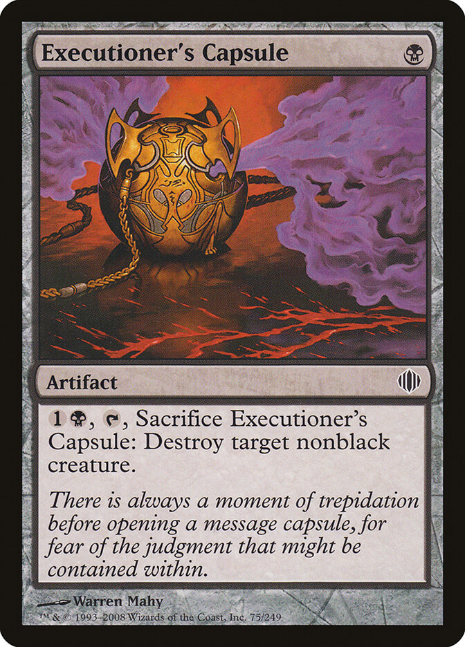 Executioner's Capsule 75 - Shards of Alara MTG card