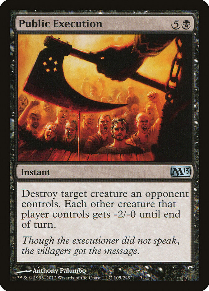 Public Execution 105 - Magic 2013 MTG card