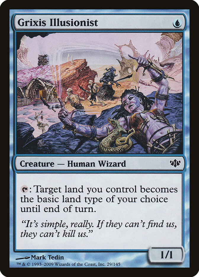 Grixis Illusionist 29 - Conflux MTG card