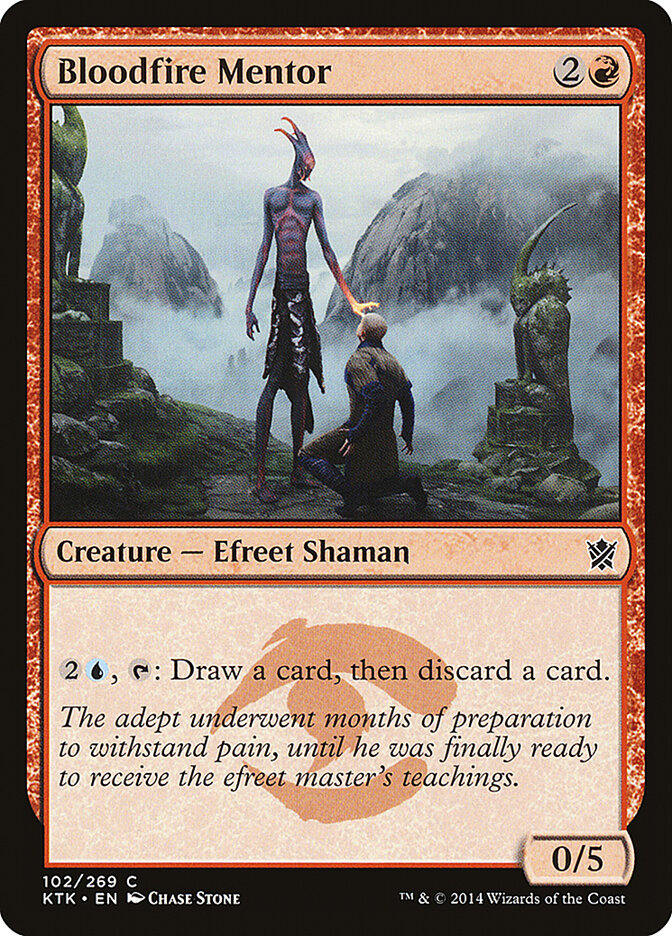Bloodfire Mentor 102 - Khans of Tarkir MTG card
