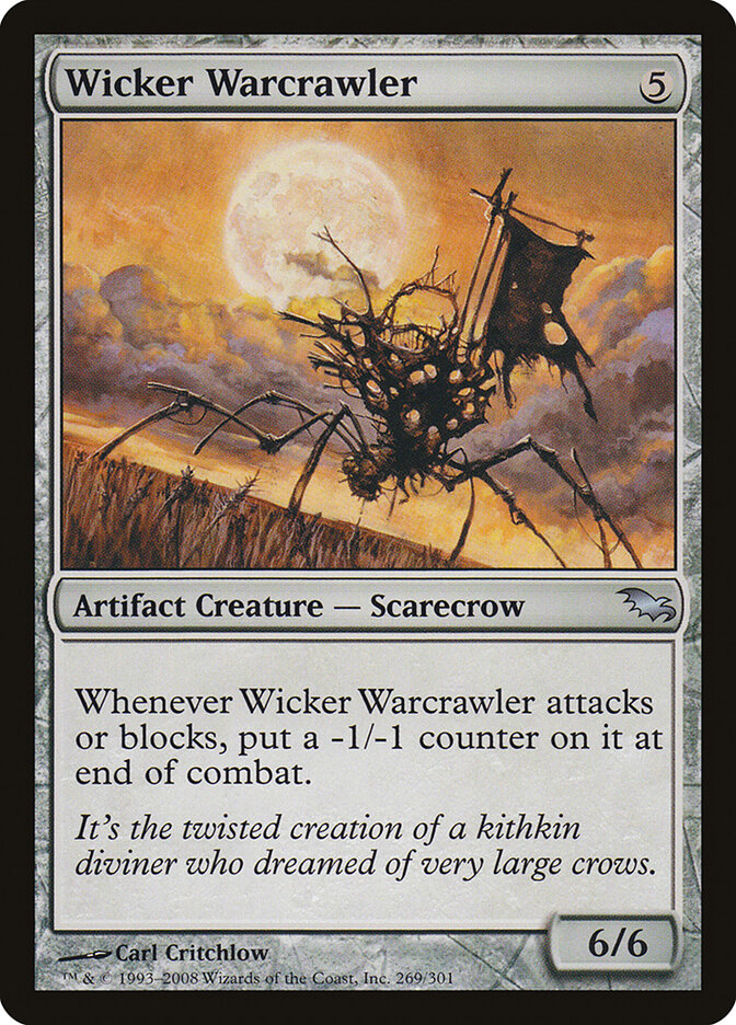 Wicker Warcrawler 269 - Shadowmoor MTG card