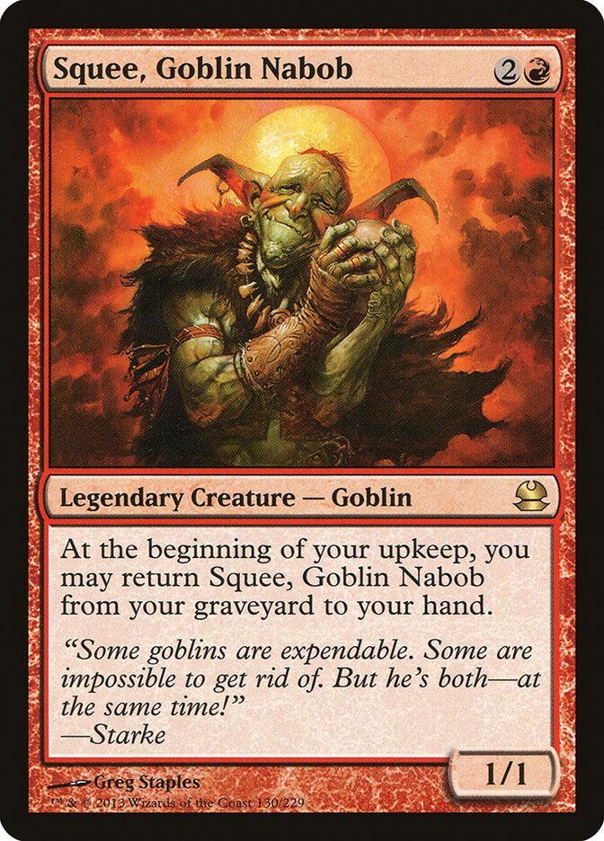 Squee, Goblin Nabob 130 - Modern Masters MTG card