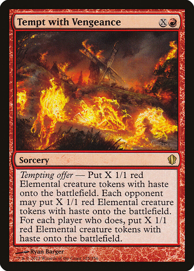 Tempt with Vengeance 125 - Commander 2013 MTG card