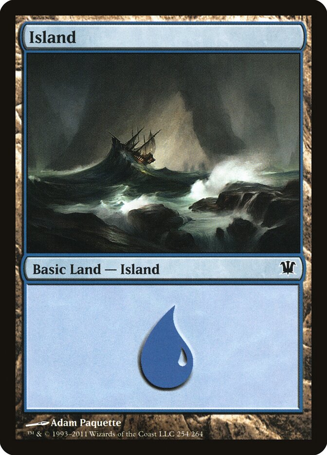 Island 254 - Innistrad MTG card